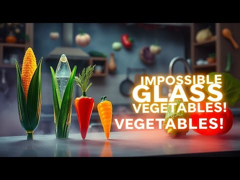 Watch Glass Vegetables Grow in a Magical Fantasy World 🌈
