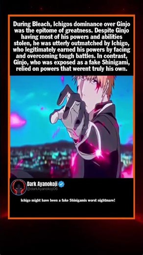 During Bleach, Ichigos dominance over Ginjo was the epitome of greatness. Despit...