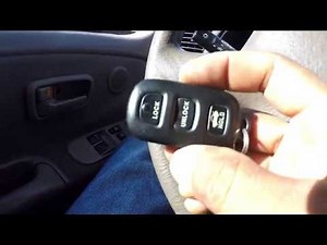 How to Program a Toyota Remote Control