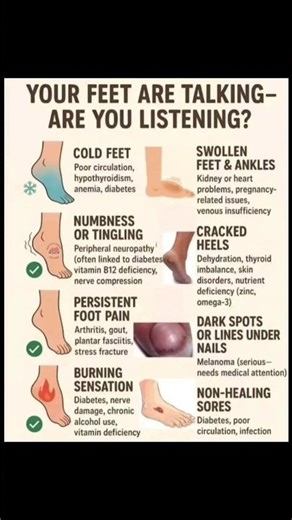 Your Feet Are Talking - 8 Signs Your Body is Warning You