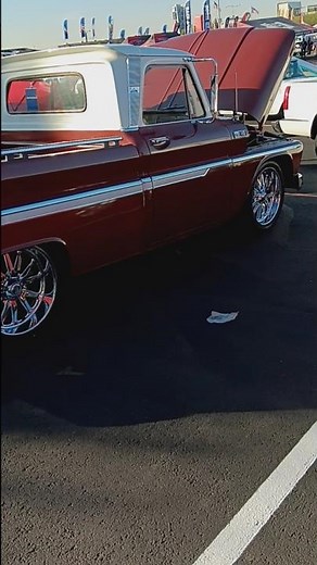 67-72 Chevy c10 truck show ls swap motor big wheels nice paint job's family fun stuff