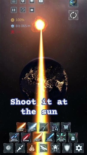 How to Explode the Sun on Solar Smash? #Spare #sparkle #universe #cuteypapaya