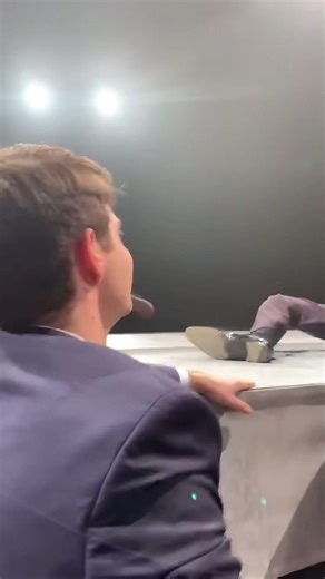 So I was given the microphone at a Michael Buble concert & this happened 🎤 #singing