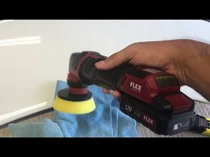 Flex PXE 80 Polisher Performing a One Step Polish