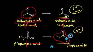 Nomenclature and properties of amides