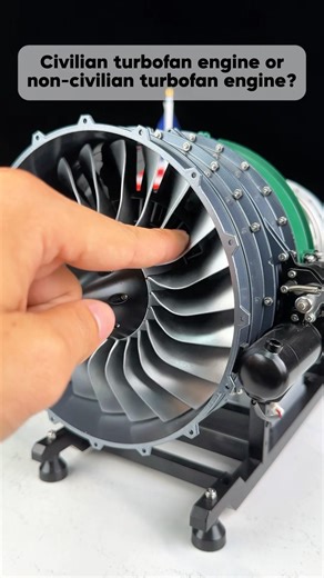 Turbofan model engine #engine #enginemodel #miniengine #modelkit #turbofan