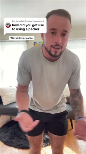 When I used to pack- I didn’t pack much, but would once in awhile #ftm #trans #packing