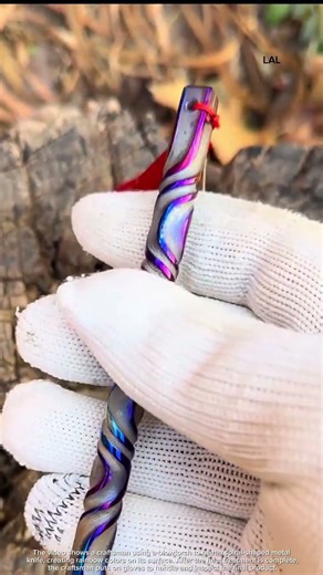 The "painting with fire" technique