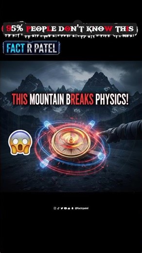 Compass FAILS Here! Magnetic Mountain Mystery | Science Fact #shorts #facts