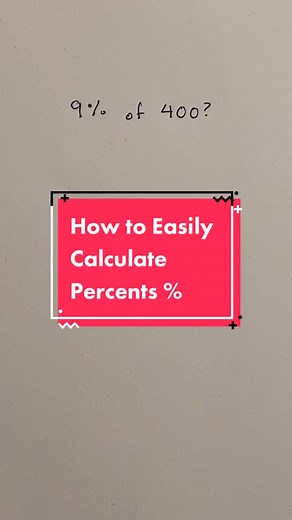 Math Trick: Easy Percent Calculations 🧮
