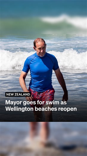 Andrew Little has announced Wellingtonians can now swim at southern beaches after the sewage leak - but at their own risk, and took a dip to prove it's safe. The city's southern coast has been off limits since the Moa Point treatment plant failed catastrophically on 4 February, sending about 70 million litres of untreated sewage to the sea daily. Residents can check where it is safe to swim on the LAWA website and make their own informed decision about returning to the beaches. 🔗 Full story via