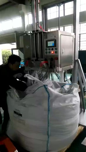Lifting External Vacuum Heat Sealing Machine Large Size Industrial Ton Bag Vaccum 25 Kgs Packing Machine for Grain
