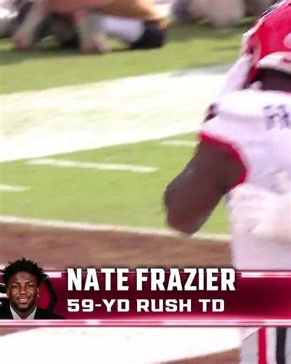 A RACE to the HOUSE 😮‍💨 59-YARD TD‼️🏠 Georgia Football x 📺 ESPN | Southeastern Conference