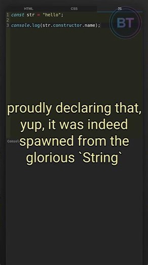Every value in JavaScript has a constructor. #javascript