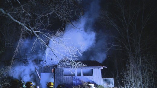 Home considered a total loss following a fire in Exeter