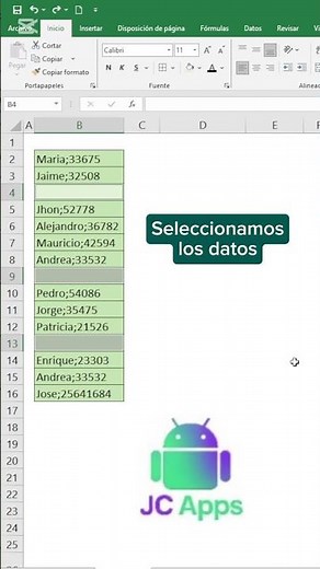Eliminar celdas vacias en excel #excel #exceltips #jcapps #tutorial #viral #clases #tips #trucos