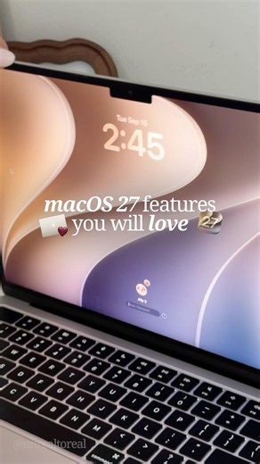Some of my favorite macOS 27 features 🥰 #macbook #mac #macos #macos27 #update