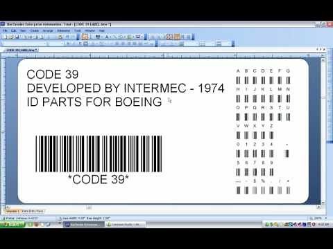 Barcode Standards - Code39
