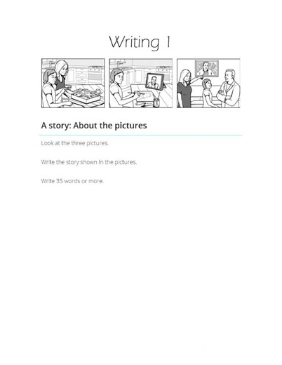 KET Writing interactive worksheet