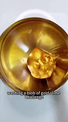 Washing Gold Slime Until It Turns Huge: Satisfying ASMR Challenge