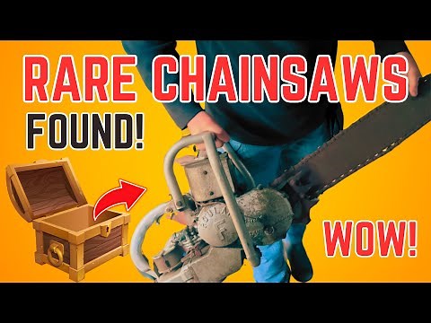 WE FOUND THEM!: Unearthing 6 Rare Chainsaws for Future Restorations!
