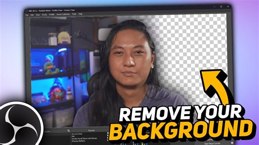 OBS Background Removal Without a Greenscreen