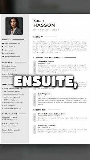 Modèle CV Finance