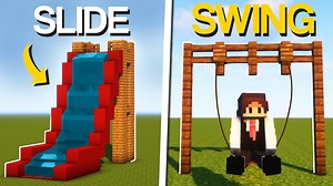 Minecraft: 10  Playground Build Hacks & Ideas!