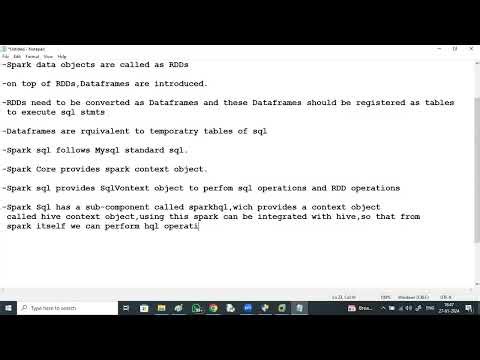 Session 17 Pyspark SQL and Creating Dataframes