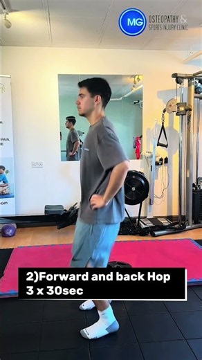 Ankle Plyometrics Phase 1 | Ankle Sprain Rehab | MG Osteopathy