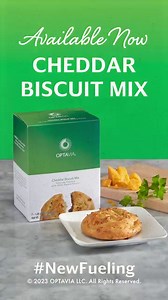 Introducing the new Cheddar Biscuit Mix. This Fueling is high in protein and tastes like warm, savory cheese biscuits. What’s not to love about the new Cheddar Biscuit Mix? Yummy! Stay fueled and on track with this new Fueling. ✅ Order it today! https://optavia.me/Cheddar_Biscuit | OPTAVIA