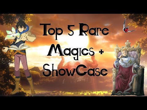 Showcasing Top 5 Magics in Clover Kingdom Grimshot + Bonus Magic(ROBLOX) #BlackClover #Roblox