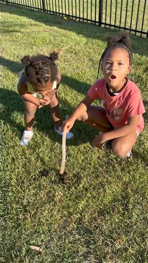 Dad catches daughter and little sister playing with dog poop #shorts