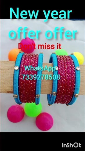Silk thread bangles