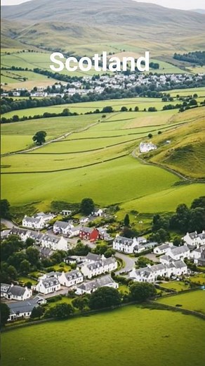 Scotland Countryside From Above | Breathtaking 4K Aerial Views #Shorts