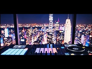 DJ Night City View 🌃 Relaxing Electronic Music Vibes | Urban Night Ambience