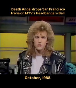 24K views · 352 reactions | Death Angel - MTV’s Headbangers Ball. October, 1988.  | MONSTERS OF ROCK | Facebook