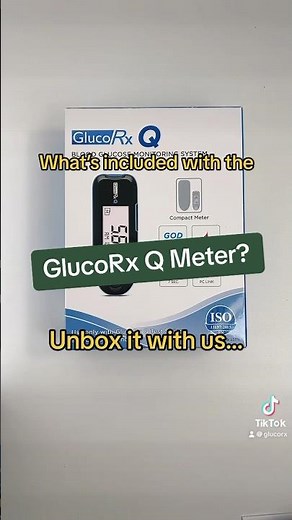 Unboxing the GlucoRx Q Meter! #diabetes #bloodglucose