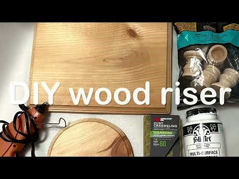 (DIY) wood riser/ How to make a wood riser for less than $5! #29
