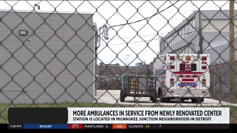 New Detroit ambulance station up and running in Milwaukee Junction neighborhood