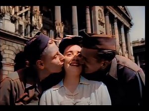 Step Back in Time to Experience VE Day in Color and HD - Rarely Seen Footage of Paris - WW2 Victory