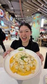 Everything I ate at Siam Paragon in Bangkok! 🦀🍜🧋