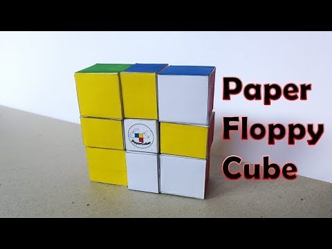 Floppy Cube made 100% out of paper