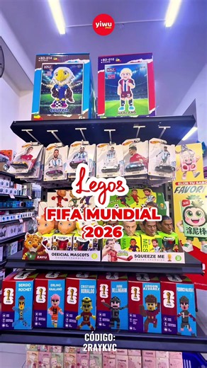 Legos FIFA Mundial 2026 en Yiwu Plaza: Cristiano, Haaland y más desde S/.7.90