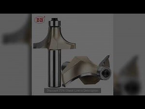 BB Corner Rounding Router Bit Concave Milling Cutter Bullnose Woodworking Tool Round Edge Trimmer Sh