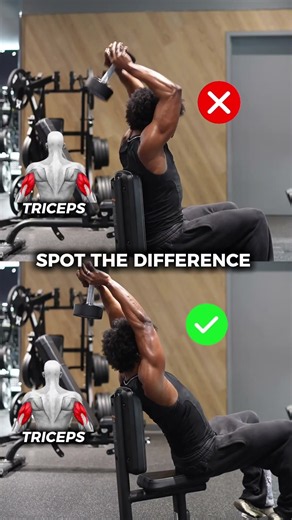 How to Actually Grow Bigger Triceps Fast with Dumbbell Overhead Triceps Extensions.