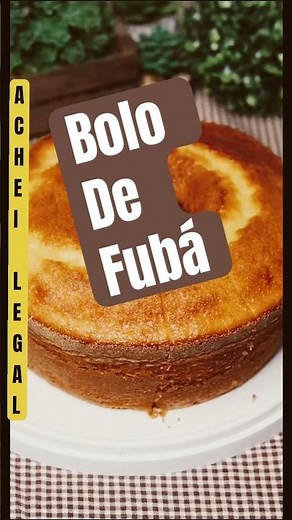 Cornmeal cake recipe, step by step.