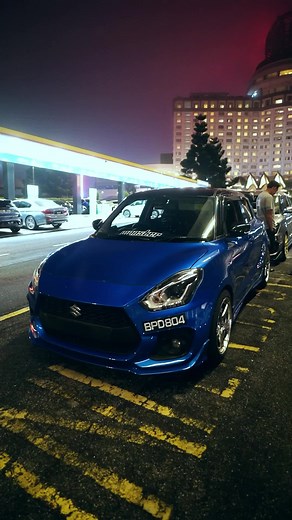 Night Drive in a Suzuki Swift Sport ZC33S