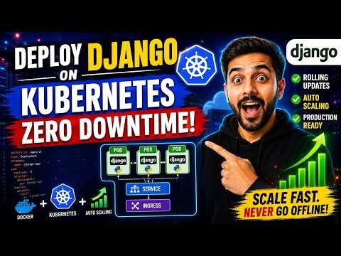Deploy Django on Kubernetes with ZERO Downtime & Auto Scaling (Complete Guide)