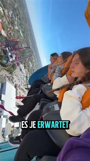 They are going up the Free Fall Tower